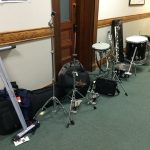 Just so you know that we don't just ask OTHERS to donate instruments, Ruell donated a Korg Keyboard and stand and a full drum set including hardware and cymbals. Additionally, Matt Miller, of Epreciate, was kind enough to donate a Strat and a five string electric bass! This is a perfect example of what PLAY IT FORWARD SWMO does. Thanks Matt!